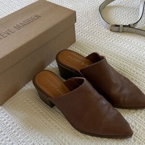 Steve Madden Chestnut Slip-On Mules